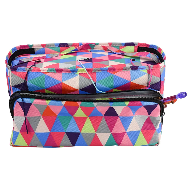 New 6 Styles Yarn Storage Tote Knitting Bag Women Travel Yarn Organizer Bag for Crochet Hooks Knitting Needles Sewing Tools Case