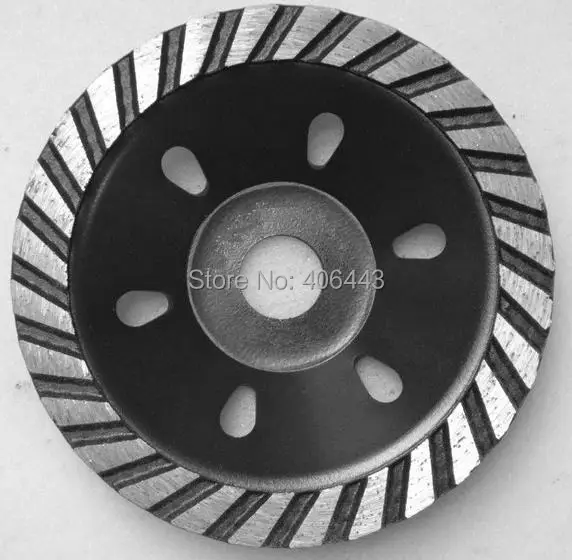 

4" Turbo Row Diamond Cup Grinding Wheels for Angle Grinder for Grinding Granite and Concrete