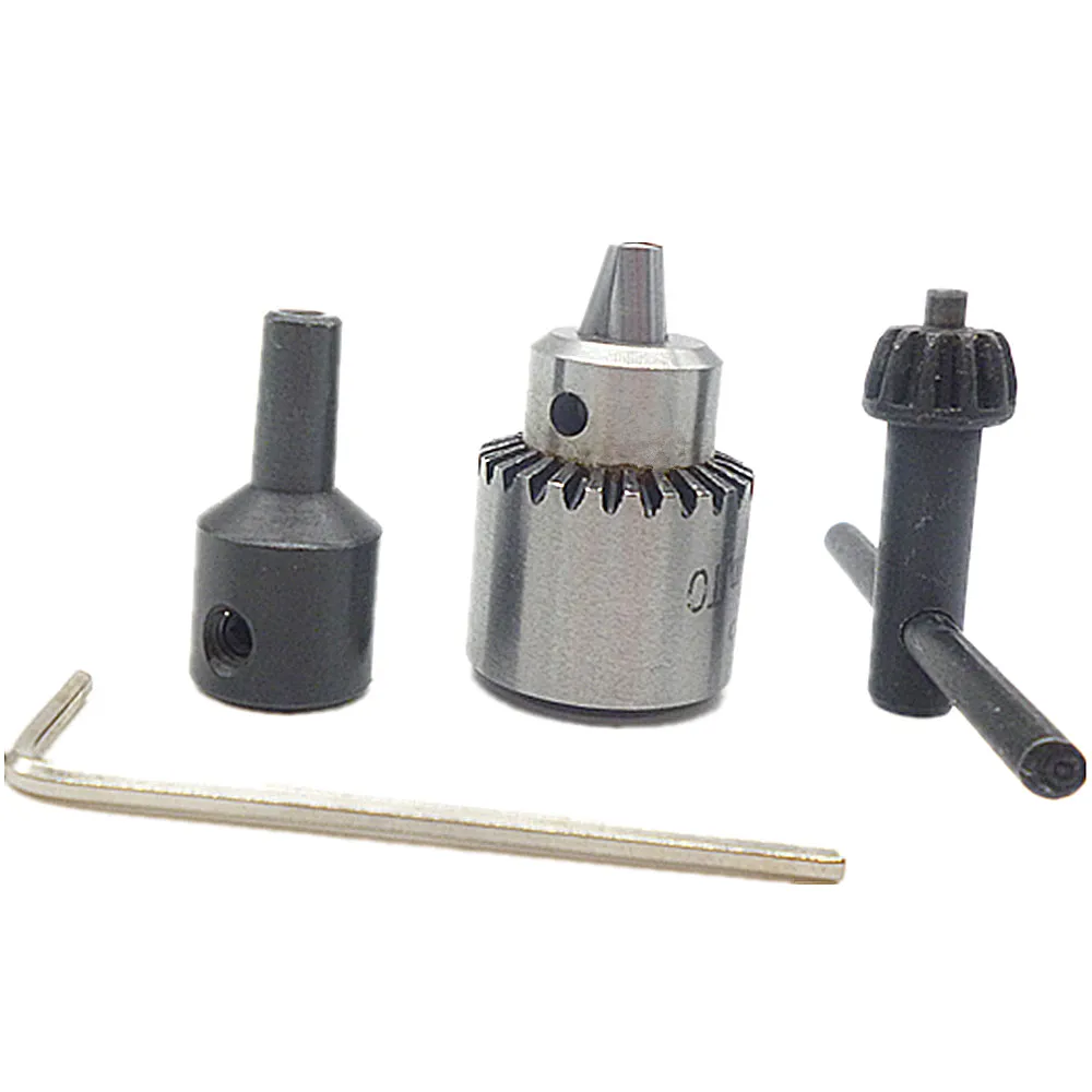 

0.3 To 4mm Drill Chuck Mount Jt0 Taper Watchmakers Electric Drill Grinder 5mm Motor Shaft Coupler Steel Coupling Motor Connector