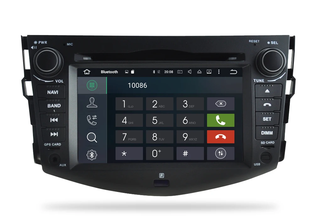 Android 8.0 Car DVD Stereo Multimedia Headunit For Toyota RAV4 2008 To 2011 Auto PC Radio GPS Navigation Video Audio Car Stereo (4)