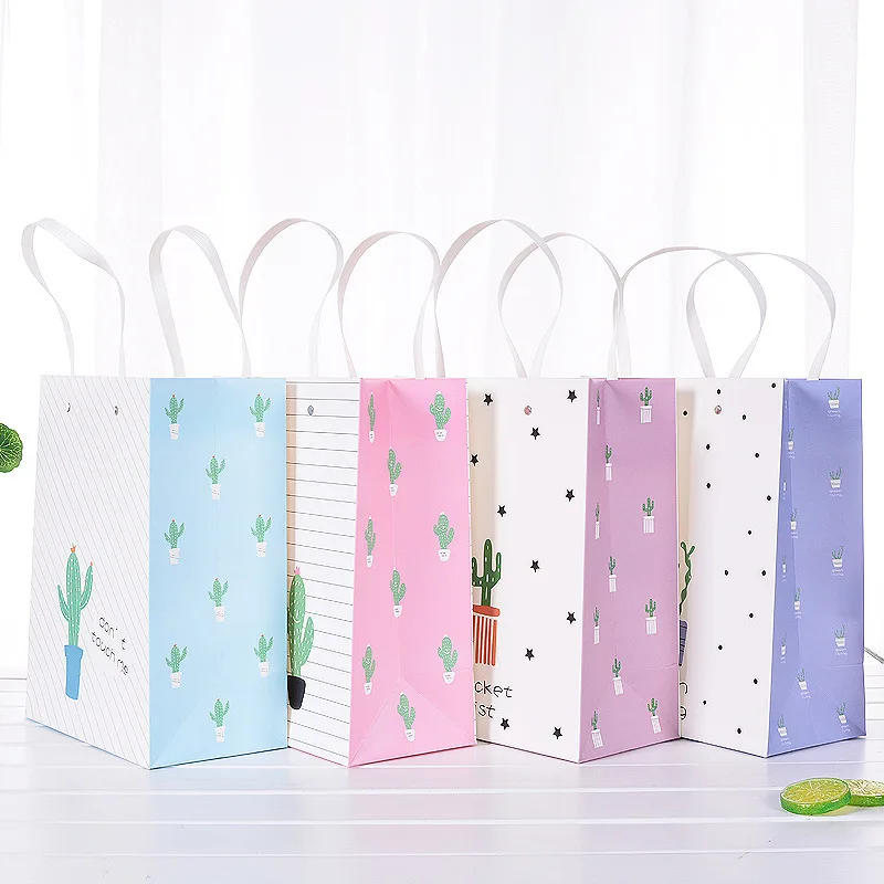 

FANLUS Cactus Gift Bag For Holiday-Birthday gift bag-Party