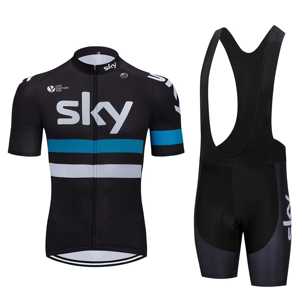 BLACK sky bike cycling clothes cycling clothes bike cycling clothes quick drying men summer bike sportswear high quality