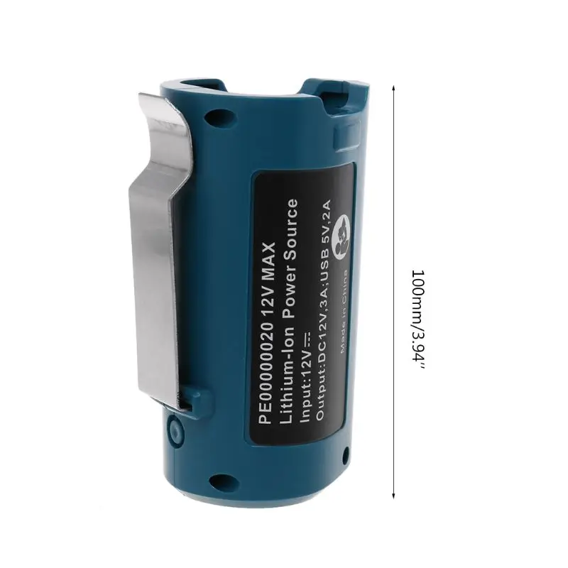 12V USB зарядное устройство адаптер замена для Makita PE00000020 с подогревом куртка литий-ионная батарея