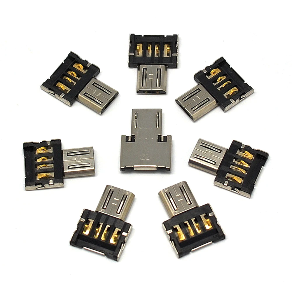 5 шт. мини микро USB к USB разъем OTG USB кабель OTG адаптер для Xiaomi для htc для samsung для HuaWei