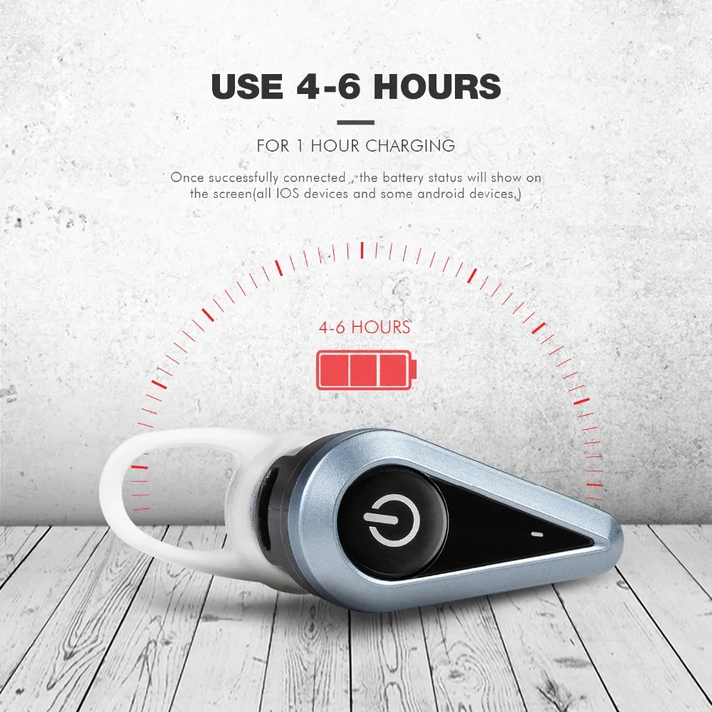 Беспроводные наушники HAVIT 4 1 Bluetooth 16 мм мини бизнес Одиночная Автомобильная