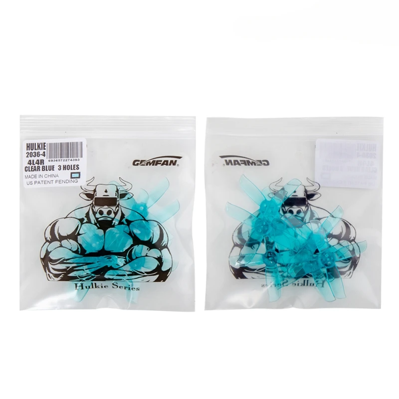 8 пар шт. Gemfan Hulkie 2036 2x3 6x4 4 лопастные пропеллеры для 1105 1106 1108 RC Дрон Квадрокоптер FPV