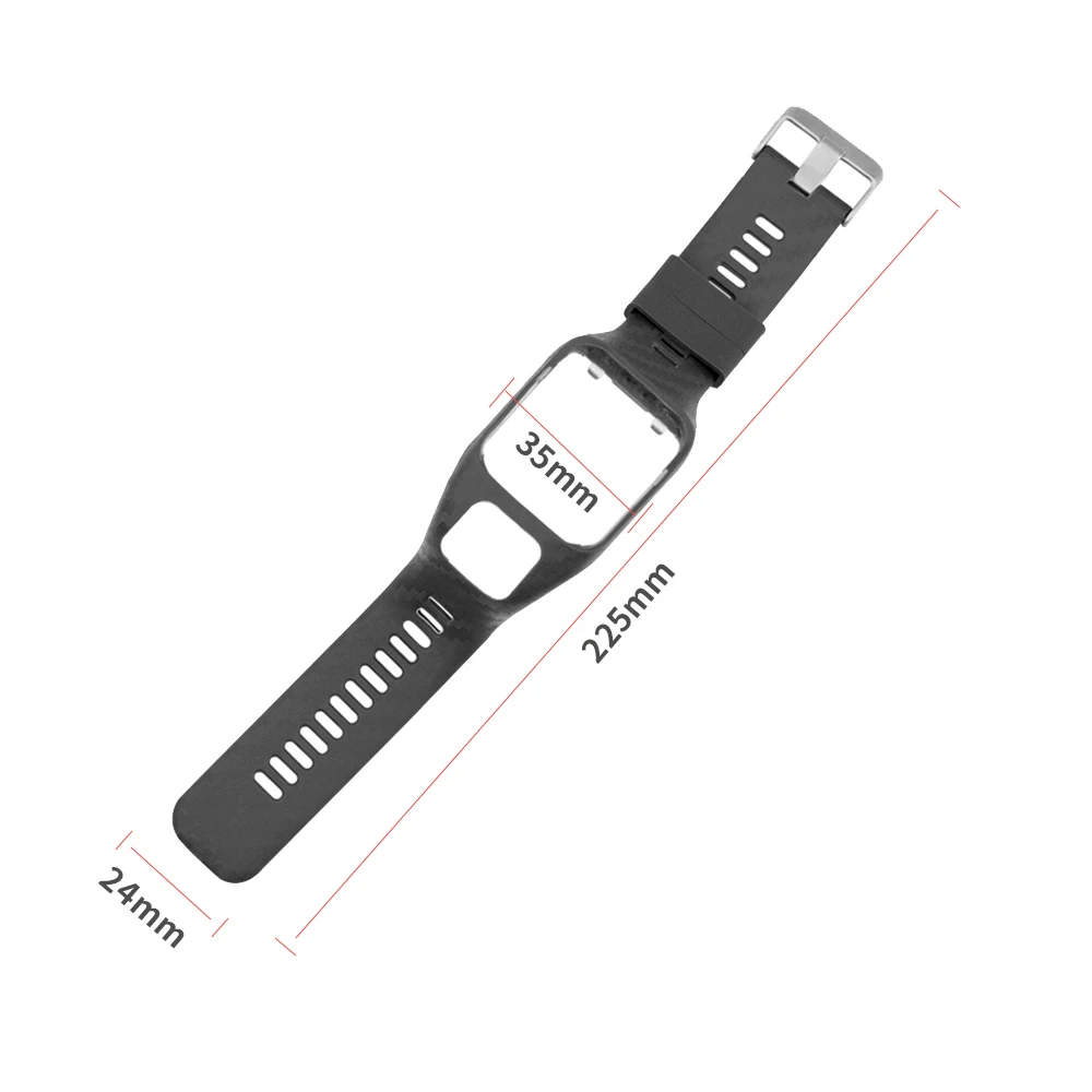 Силиконовый сменный ремешок для TomTom 2 3 Spark Runner Music Cardio GPS часы браслет часов Мягкий