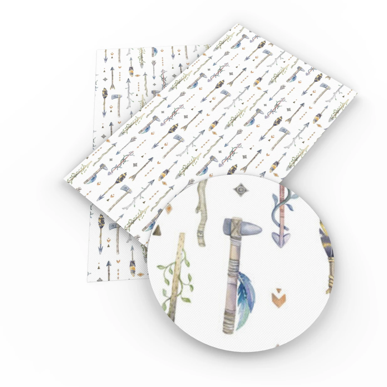 Дэвид Энджи 20*34 см лиса животное цветок искусственная Синтетическая кожаная ткань, DIY декоративные одежды нотлук сумки, 1Yc4048 - Цвет: 1066166001