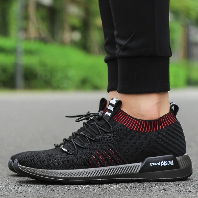 

Popular adult Comfortable Men Casual Shoes fashion Footwear Breathable Casual Shoes Lace-up Soft Outsole Male Shoes 5