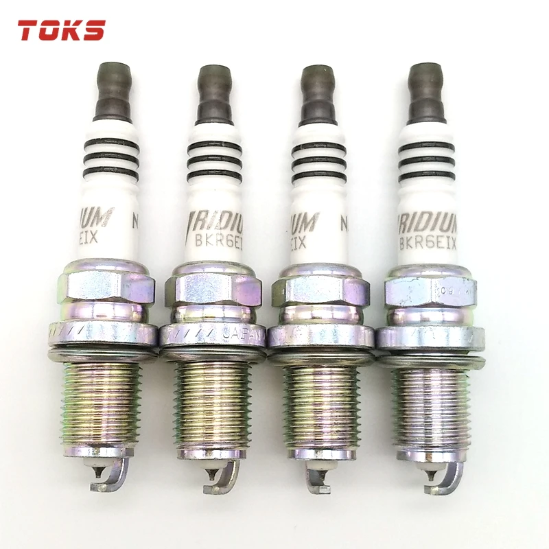 TOKS 4-6pcs BKR6EIX-6418 Iridium IX Spark Plug for Volvo Audi BMW Suzuki Porsche BKR6EIX 6418 41 602 629 800 801 802 804 825 829