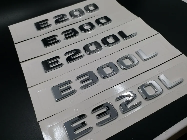 17-18 для Mercedes W211 W212 E-Class наклейка на заднюю эмблему багажника E200 E300 E200L E300L E320L |