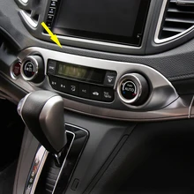 Para 2012-Acessórios de 15 16 Crv Honda Cr-v Higt/baixo Jogo Consola Central Tampa do Interruptor de Botão capas de ar Condicionado Saída de Ventilação