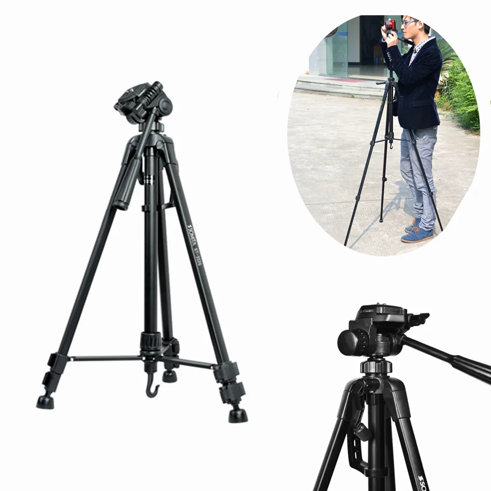 Штатив для экшн-камеры Мобильный держатель для Dslr Алюминиевый Свет Стенд зажим 1/4 крепление установщик портативный Live Видео селфи палка 360
