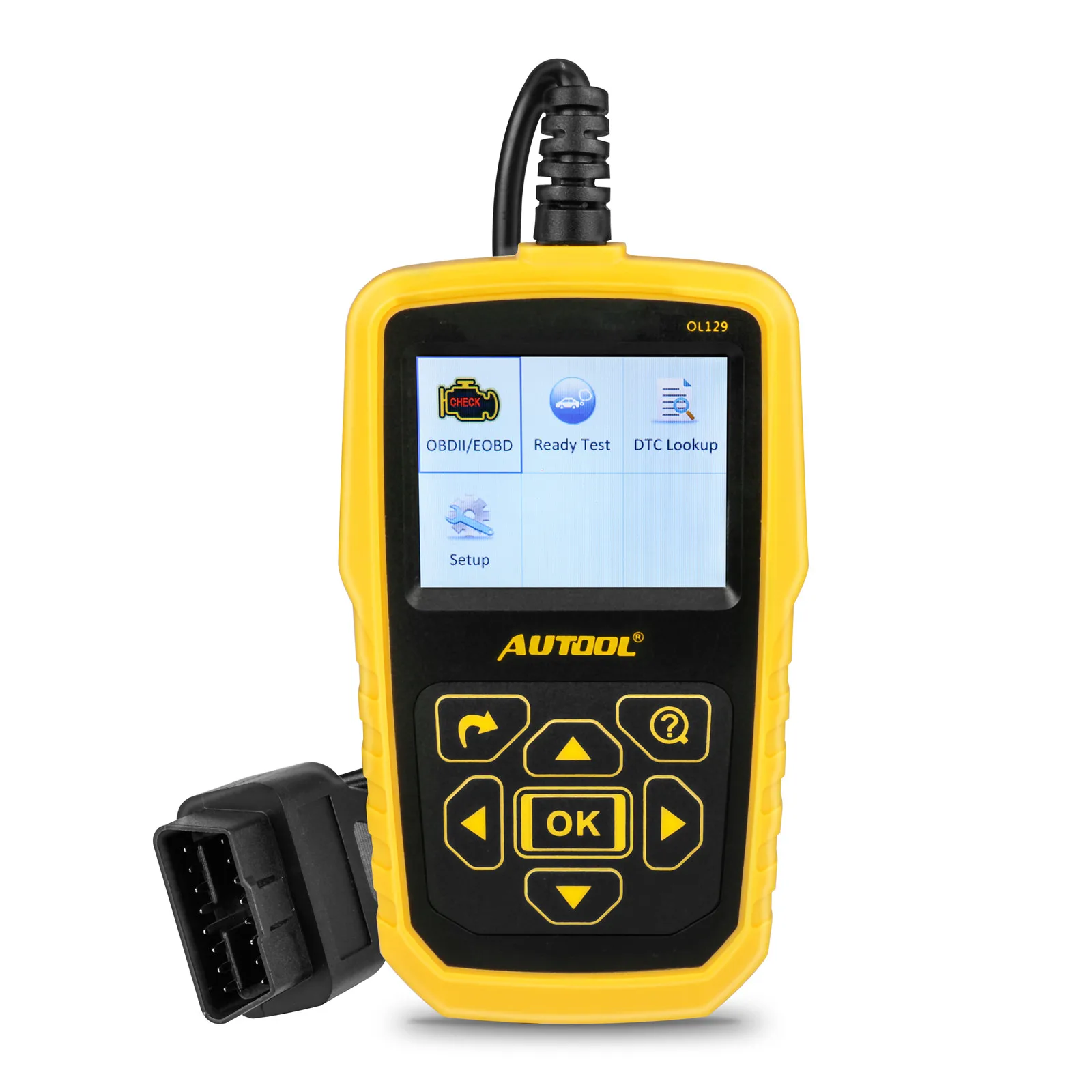 

AUTOOL OL129 Auto Code Scanner for Battery Monitor And OBD/EOBD Code Reader Scanner Auto Engine Diagnostic Tool
