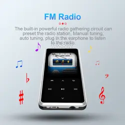 32 Гб Bluetooth MP3 плеер MP4 медиа магнитофон с fm-радио HIFI спортивные музыкальные колонки голосовая запись мини-плеер с микрофоном подарки