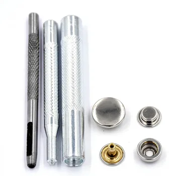 

10set brass snap fasteners and tools Clothing accessories Sewing snaps Environmentally Invisible high quality jacket buttons