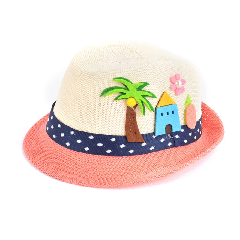 Милая летняя детская Панамка, детская от солнца, для мальчиков и девочек, дышащая шляпа, повседневная, Boho, пляжные кепки унисекс Детские meisjes
