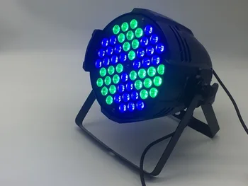 

4pcs /Hot Sale 54x9w 3in1 RGBW LED Par Light DMX512 led par stage light Applicable party bar KTV disco DJ color light
