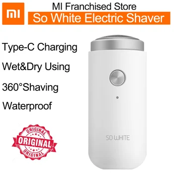 

Xiaomi Soocas SO WHITE mini Electric shaver ED1 2019 USB Rechargaeable Portable Beard Trimmer waterproof Razor for Men husband