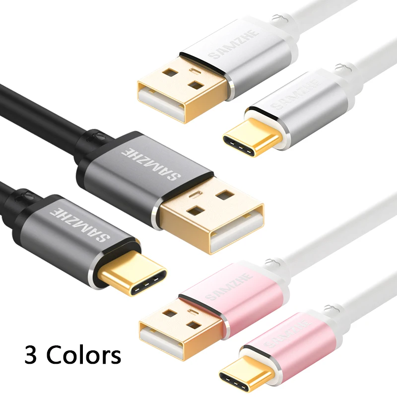 SAMZHE USB2.0 USB Type C кабель для мобильного телефона 5V 2A зарядный Xiaomi Samsung Huawei 0 25 m/0 5 m/1m/1