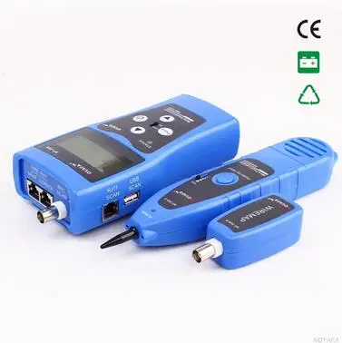  ¡Envío Gratis NOYAFA NF-308B de red Ethernet LAN Tester Tracker teléfono 5E 6E RJ45 alambre 11 USB 