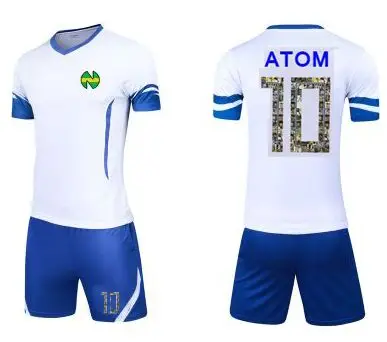 Азиатские размеры, для детей, для мужчин, Camiseta atom Maillots de Foot Enfant equipe de французский Оливер атом капитан Tsubasa майки