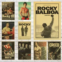 Плакат Роки Бальбоа Сильвестр сталлон фильм плакат печатные декоративные картины прозрачная живопись для гостиной