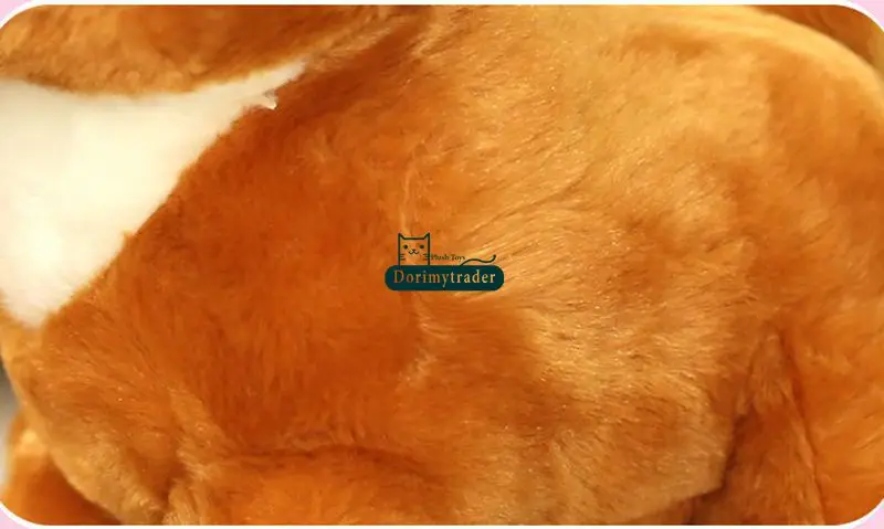 Dorimytrader New Pop Animal Shiba Inu Plush Toy Big 45cm Stuffed Simulated Akita Dogs Doll Pillow Present for Kids DY61719 (20)