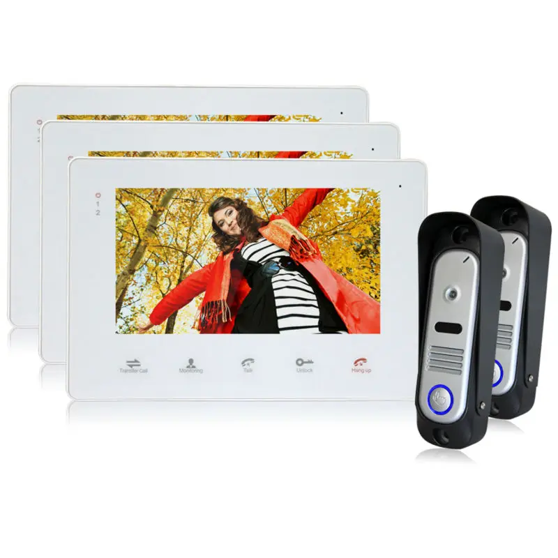 Homefong 7 LCD Digital font b Door b font Eye Viewer Doorbell IR Photo Video font