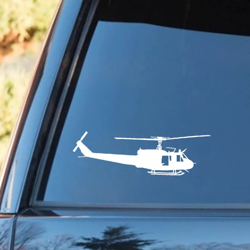 QYPF 17,5 см* 5,4 см маленький торжественный вертолет битва несравненная виниловая Автомобильная наклейка яркая наклейка специальный шаблон C18-0688