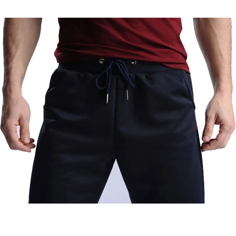 FALIZA, летняя Новинка, модные мужские укороченные спортивные штаны, хлопок, для бега, мужские мягкие однотонные шорты, мужские хип-хоп повседневные пляжные шорты, SM-DK-D - Цвет: Navy