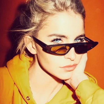 

Women Summer Cat eye Triangle All-Match Sunglasses Lens Goggles Sun Glasses Small Frame Vintage Eyewear Hiking Eyeglasses