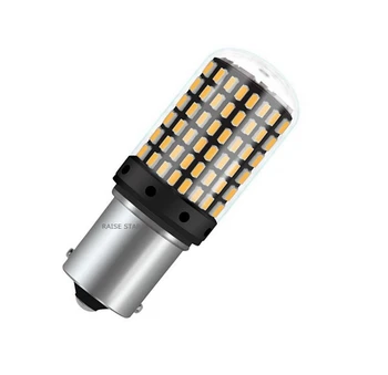 

1PCS 1156PY 7507 PY21W BAU15S Super Bright 2000Lm LED No Hyper Flash CANBUS Error Free Car Direction Indicator Light Bulb Yellow