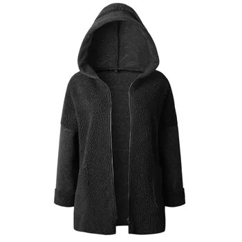 

Plus Size Hooded Coat Sweater 2018 New Fashion Loose Solid Long Knitted Women Large Coat Casual Jacket Winter Clothing Overcoat