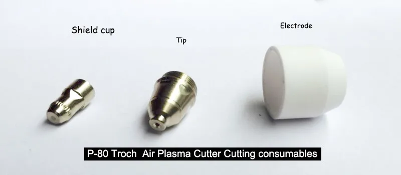 P80 Pacnasonic Air Plasma Cutting Cutter Torch Consumables Plasma TIPS Nozzles 1.5mm 100Amp & Plasma Electrodes, 70 PCs P80 Pacnasonic Air Plasma Cutting Cutter Torch Consumables Plasma TIPS Nozzles 1.5mm 100Amp & Plasma Electrodes, 70 PCs