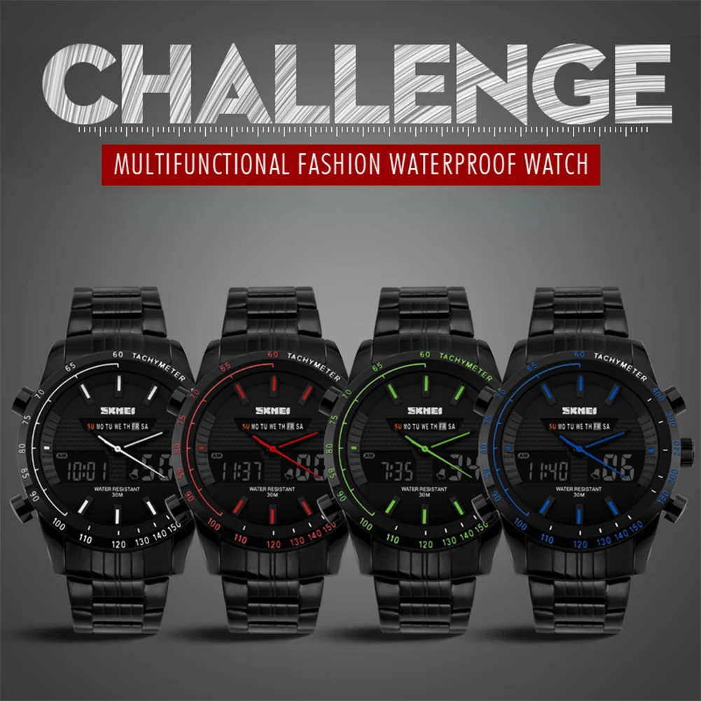Sport Watches Men's Digital Wristwatches High Hardness Glass 3ATM Sport Wrist Watch fashion Watch Watches