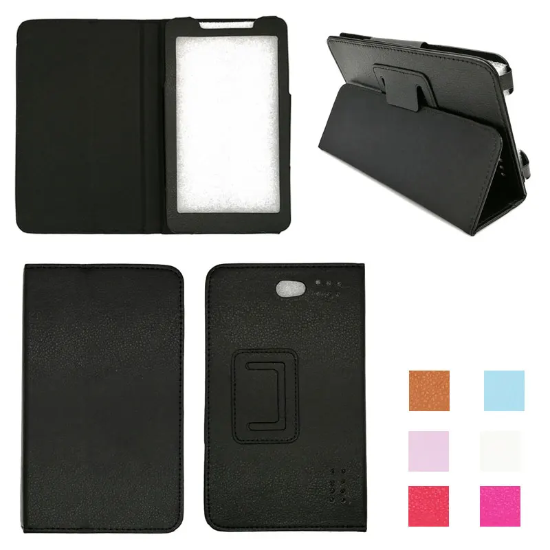 Litchi из искусственной кожи Стенд Обложка книги для Archos 70b Медь 7 дюймов Tablet Case +
