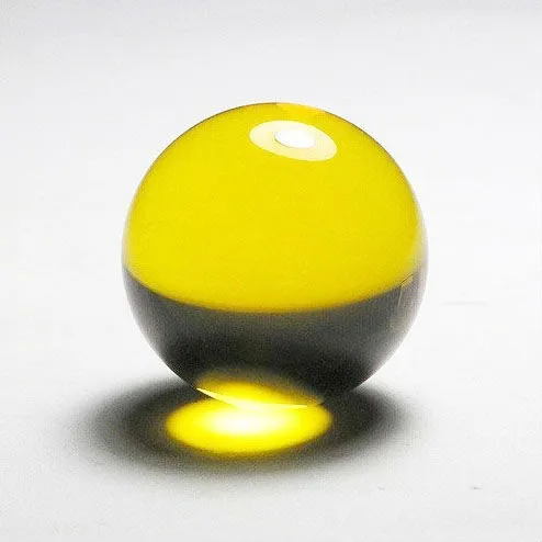Yellow_crystal_ball_wedding_centerpiece_For_Office