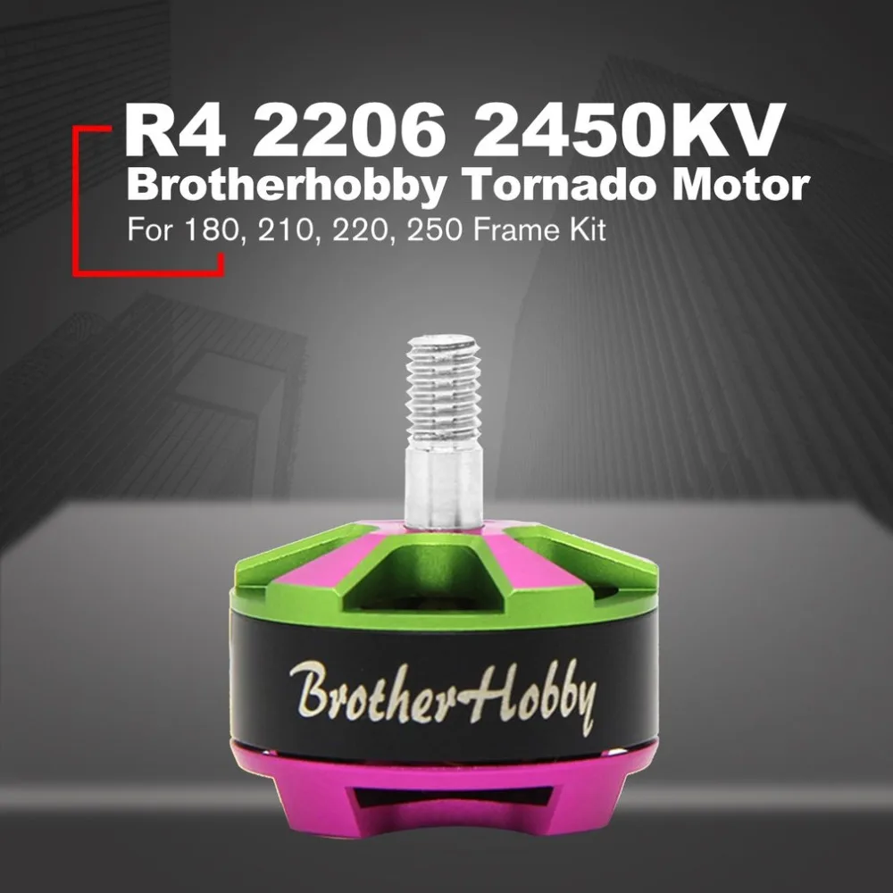 Brotherhobby возвращающийся R4 2206 2450KV 3-5 S для гонок бесщеточный двигатель для FPV боевой Дрон с дистанционным управлением Полетный контроллер quadcopterer