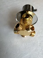 MTTUZK deck mounted 2/3/4/5 Ways water outlet brass shower tap screw or intubation split shower cabin shower room mixing valves 2