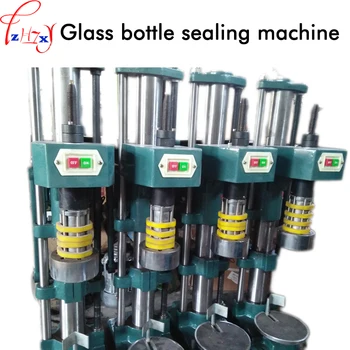 

Glass bottle sealing machine semi-automatic capping machine bottle capping saeling machine 220/380V 370W