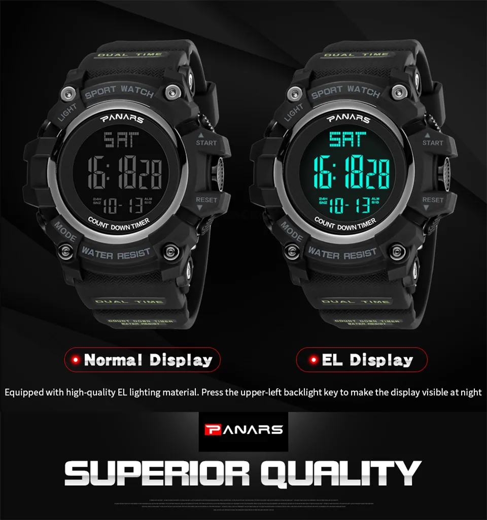 Top Luxury Brand Sports Watches Men Waterproof LED Digital Watch Fashion Casual Men's Wristwatches Clock Relogio Masculino 2018  (7)