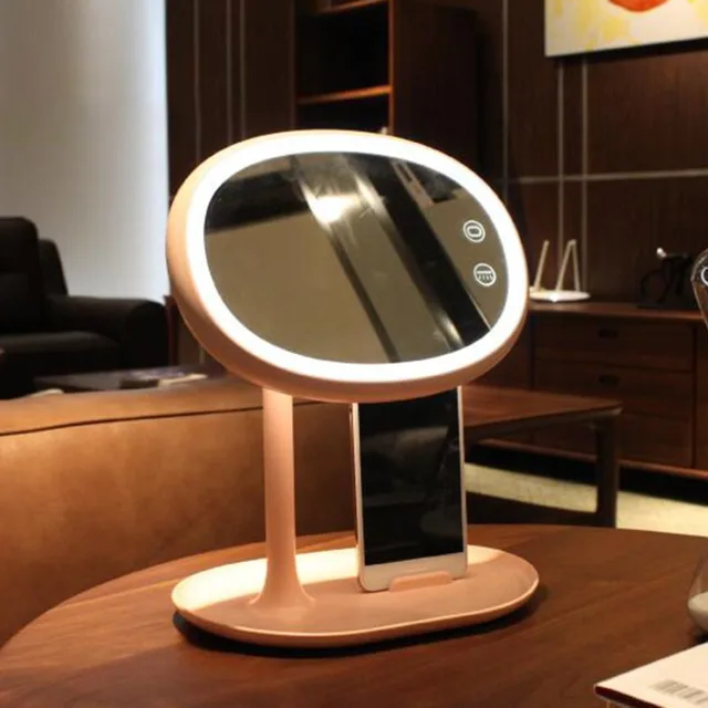 Led Makeup Light Mirror Cosmetic Table Lamp Usb Touch Switch Bedroom Led Makeup Light Mirror Cosmetic Table Lamp Usb Touch Switch Bedroom Lamps Adjule Phone Holder Bracket Valentine S Day Gift