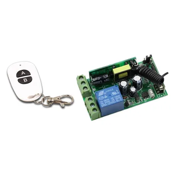 

Wide Voltage AC85V 110V 120V 220V 250V 1 CH RF Wireless Remote Control Switch Receiver With Waterproof Transmitter for Light Led