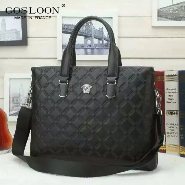 

large briefcase - man office work bag laptop| portable computer briefcase shoulder strap