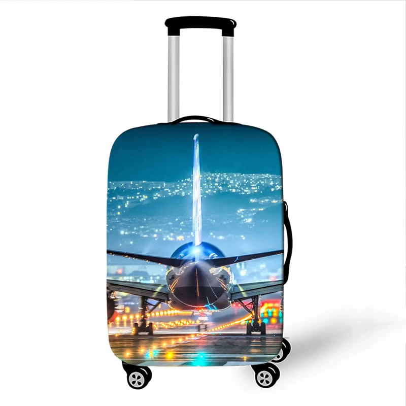 Travel Accessories Luggage Cover Suitcase Protection Baggage Dust Cover Elasticity Aircraft Trunk Set Case For Travel Suitcase