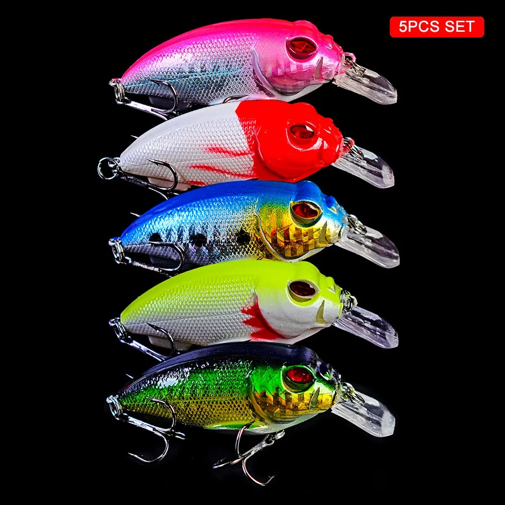 3 10 шт. набор рыболовных приманок Topwater Pencil Bass Bait Искусственный твердый воблер с