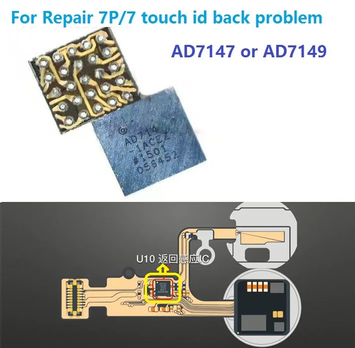 for iphone 7 7g 7p 7plus u10 ic fingerprint home button repair base platform maintenance g lon tool fix return key failure
