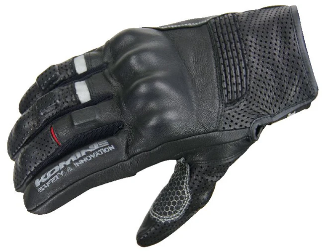 New arrival KOMINE GK 141 Super Fit Protect Leather Gloves APPIA summer Perforated glove