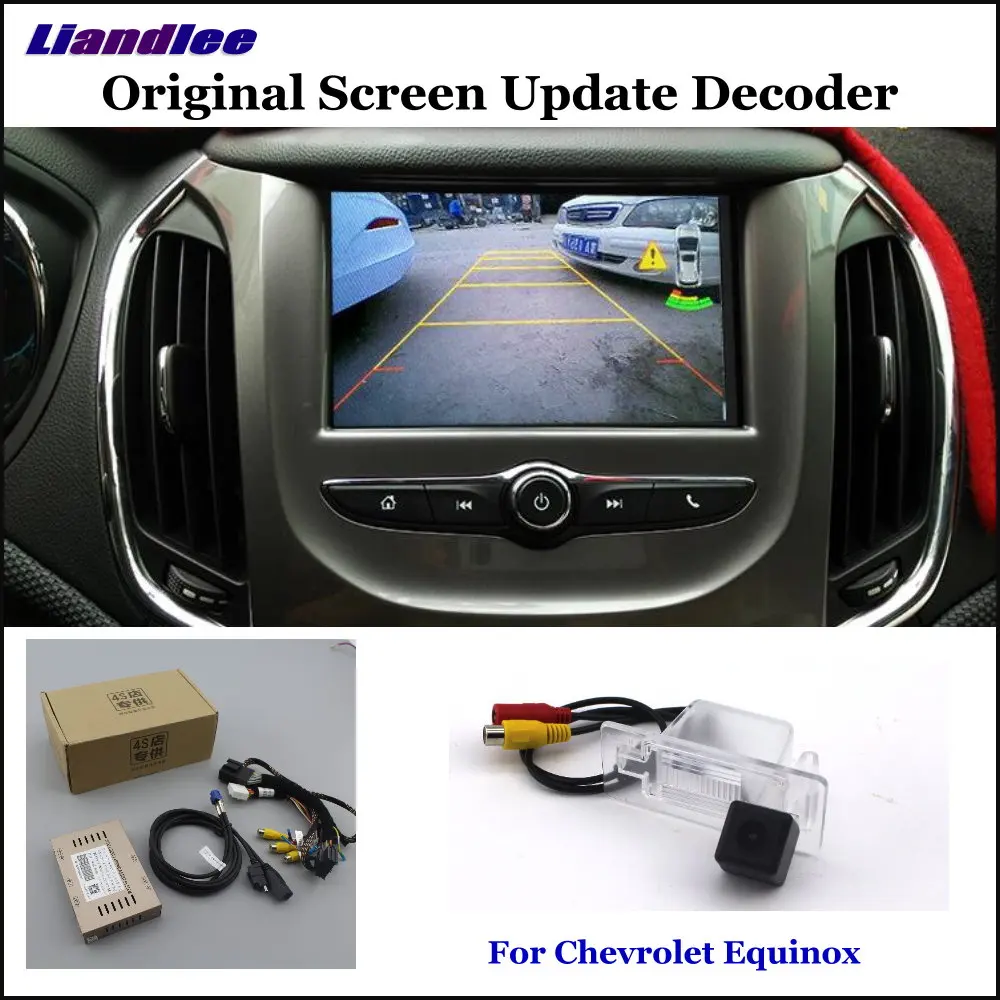 

Liandlee Original Screen Update System For Chevrolet Equinox 2017 8 inch Rear Reverse Parking Camera Digital Decoder Rear camera